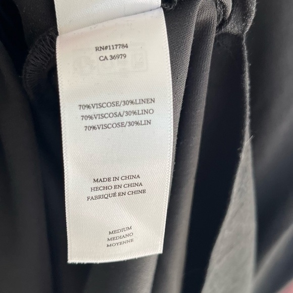 Rails | Black Kailani Linen Scoop Sleeveless Midi Maxi Dress - Picture 5 of 6